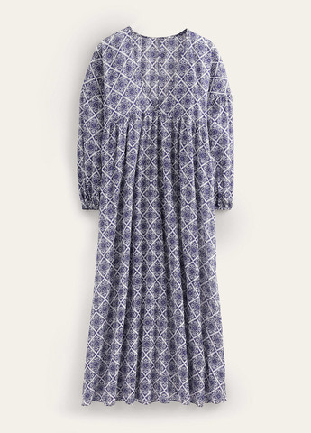 Серое кэжуал платье оверсайз Boden с абстрактным узором