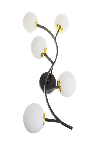 Потолочная люстра BR-01 644C/5 E27 BK/WH Brille (251891808)