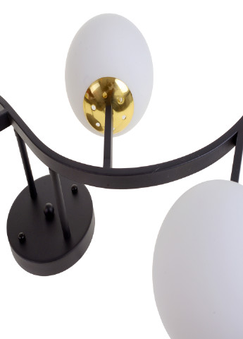 Потолочная люстра BR-01 644C/5 E27 BK/WH Brille (251891808)