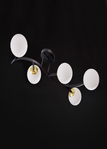 Потолочная люстра BR-01 644C/5 E27 BK/WH Brille (251891808)