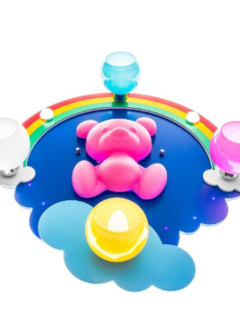 Люстра для детской с подсветкой KL-449C/4 E14+LED 10W Brille (253886624)