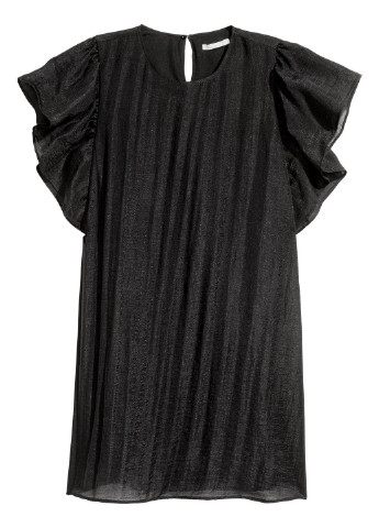 Чорна кежуал сукня H&M однотонна