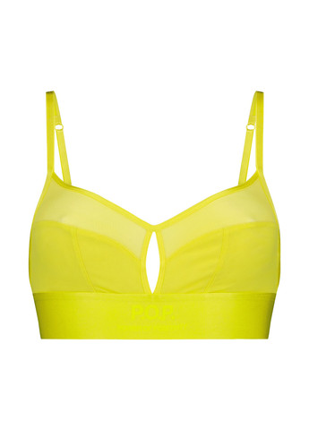 Кислотно-жовтий топ бюстгальтер Hunkemoller без кісточок поліамід