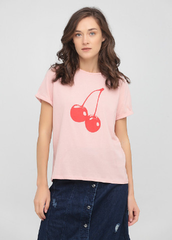 Рожева літня футболка Rut & Circle