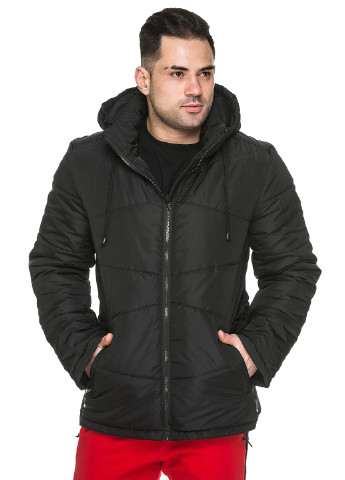 Черная демисезонная куртка Кариант
