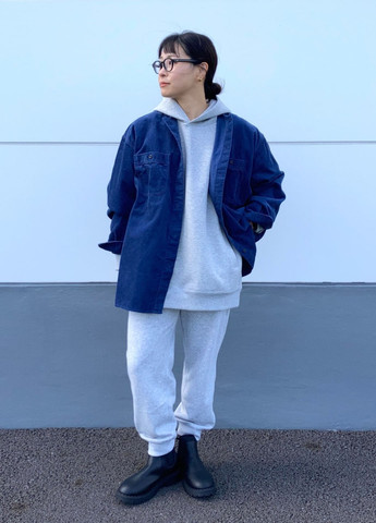 Синяя демисезонная куртка Uniqlo