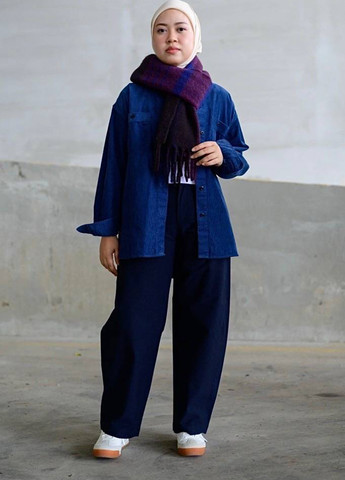 Синяя демисезонная куртка Uniqlo