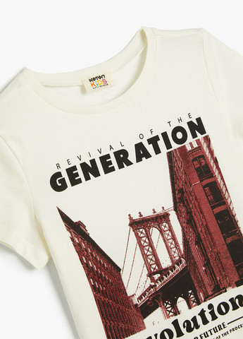 Молочна літня футболка KOTON