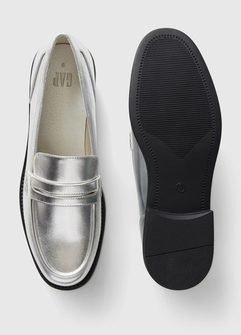 Gap Туфлі лофери сріблястий з штучна шкіра, сша — демісезон (348811247)