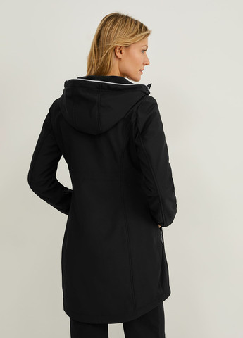 Черная демисезонная куртка C&A