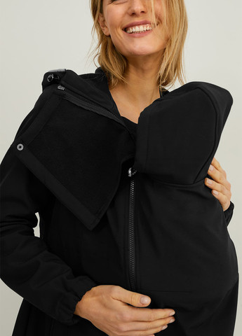 Черная демисезонная куртка C&A