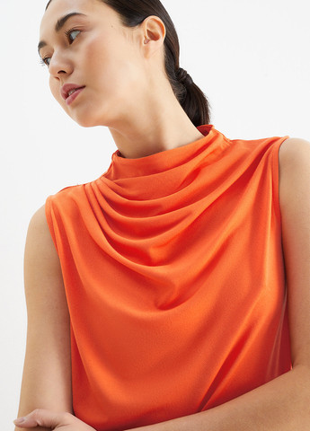 Оранжевая блуза C&A