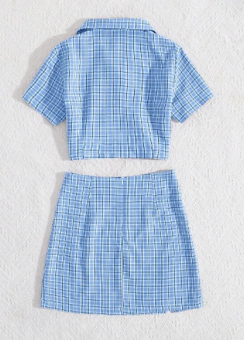 Костюм (рубашка, юбка) SHEIN (325828490)