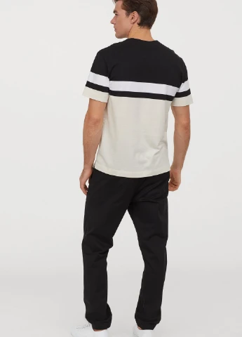 Черные демисезонные брюки H&M