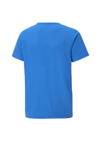 Синяя демисезонная детская футболка individualrise youth jersey Puma