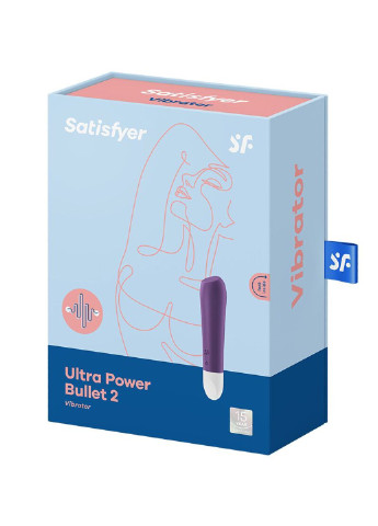 Віброкуля на акумуляторі Ultra Power Bullet 2 Violet Satisfyer (254734299)