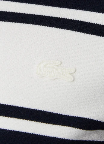 Темно-синий демисезонный свитер Lacoste
