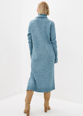 Сіро-голубий кежуал сукня сукня светр Sewel меланжева