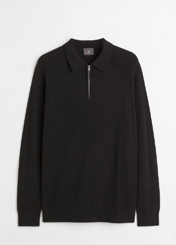 Чорний демісезонний светр H&M