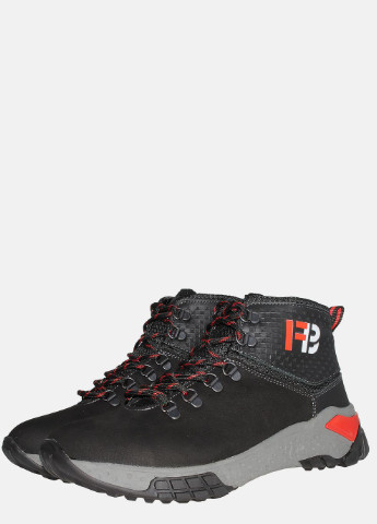 Черные зимние ботинки 820ч.н(с ) черный Fabiani