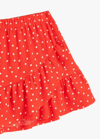 Красная кэжуал в горошек юбка KOTON клешированная