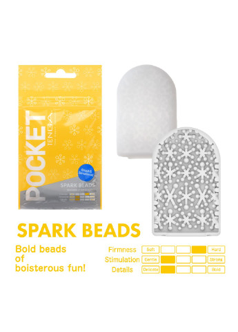 Мастурбатор TENGA Pocket Spark Beads ADDICTION (254885515)