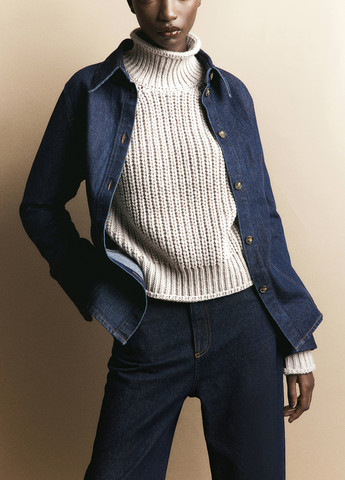 Світло-сірий демісезонний светр H&M