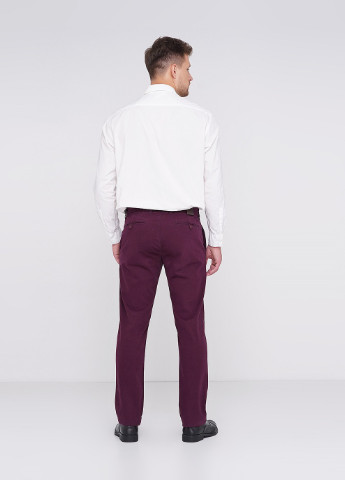 Фиолетовые кэжуал демисезонные прямые брюки Lagrand