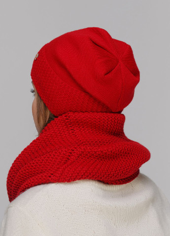 Теплий зимовий комплект (шапка, шарф-снуд) на флісовій підкладці 660414 DeMari 77 ненси (239417777)