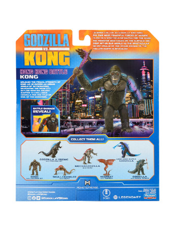 Ігрова фігурка Конг з бойовими ранами та сокирою, 15 см Godzilla vs. Kong (252447421)