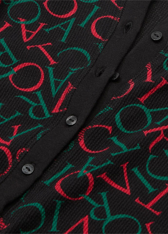 Черная всесезон пижама (лонгслив, шорты) лонгслив + шорты Victoria's Secret