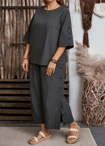 Костюм (блуза, штани) SHEIN (367436371)