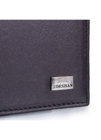 Чоловік шкіряний гаманець 10,5х19х1 см Desisan (195771699)