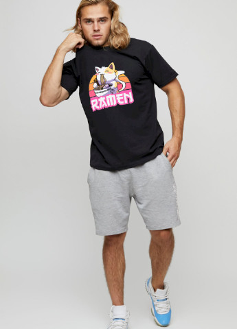 Черная футболка чоловіча basic YAPPI