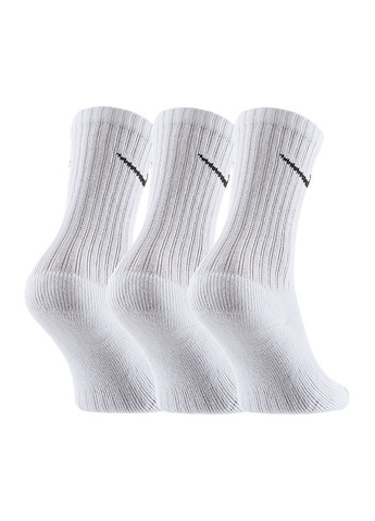 Білі шкарпетки (3 пари) sx4508-101 Nike логотипи (311981706)