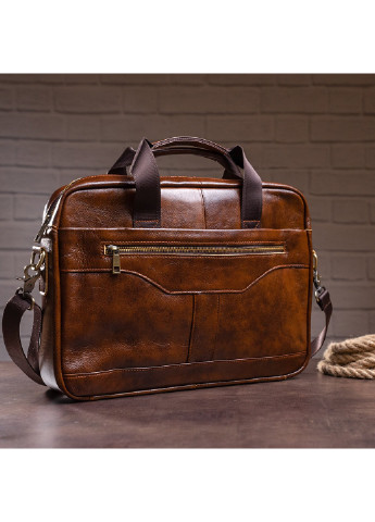 Чоловіча шкіряна сумка 27х40х7 см Vintage (229459202)