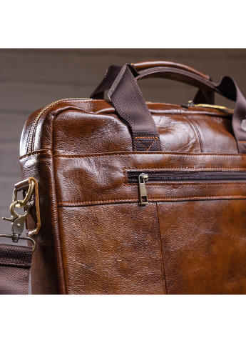 Чоловіча шкіряна сумка 27х40х7 см Vintage (229459202)