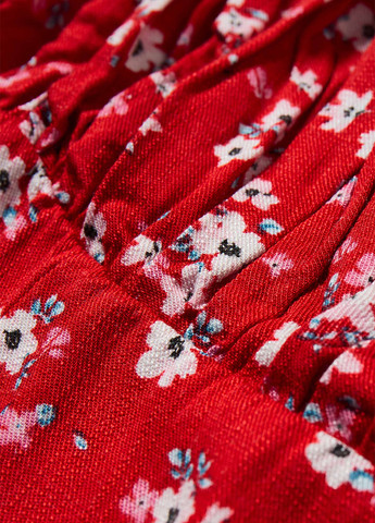 Червона кежуал сукня C&A з квітковим принтом