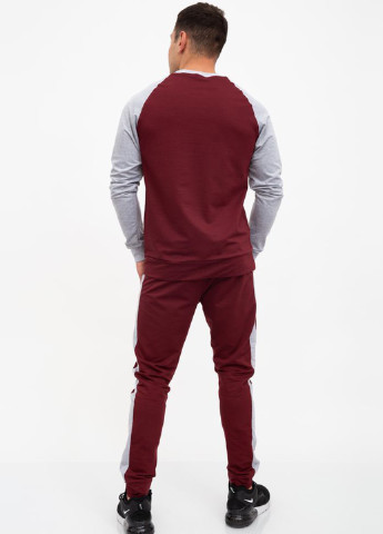 Бордовий демісезонний костюм (світшот, брюки) брючний Ager