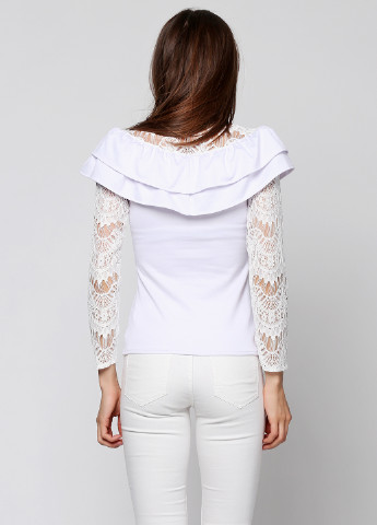 Белая демисезонная блуза Podium