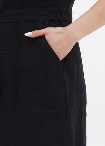 Черное кэжуал платье рубашка Boden однотонное