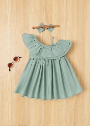 Мятное платье SHEIN (325400505)