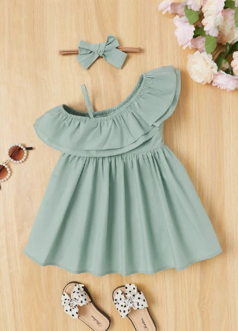 Мятное платье SHEIN (325400505)