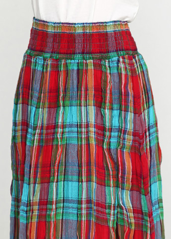 Разноцветная кэжуал в клетку юбка Ralph Lauren макси