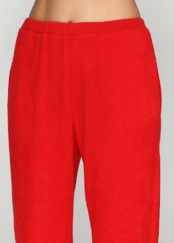 Красные кэжуал демисезонные брюки Anna Yakovenko