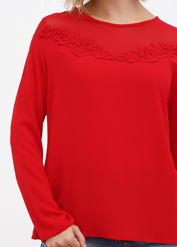 Красная блуза Sassofono