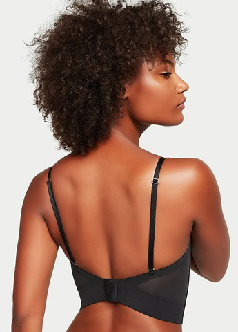 Чорний демісезонний комплект (бюстьє, трусики) Victoria's Secret