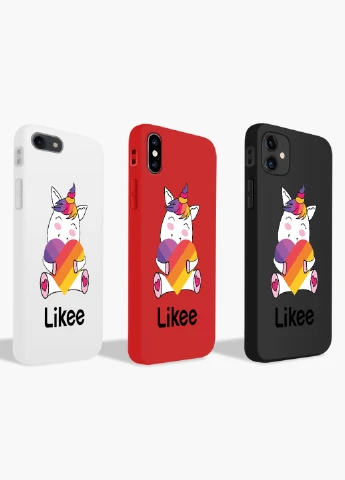 Чохол силіконовий Apple Iphone 7 Лайк Єдиноріг (Likee Unicorn) (17361-1037) MobiPrint (219284180)