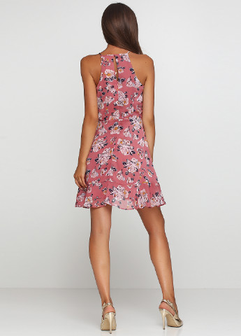 Розовое кэжуал платье Miami by Francesca`s с цветочным принтом