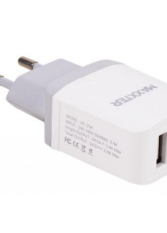 Зарядний пристрій 2 USB, 5V / 2.4A (UC-25A) Maxxter (216637121)